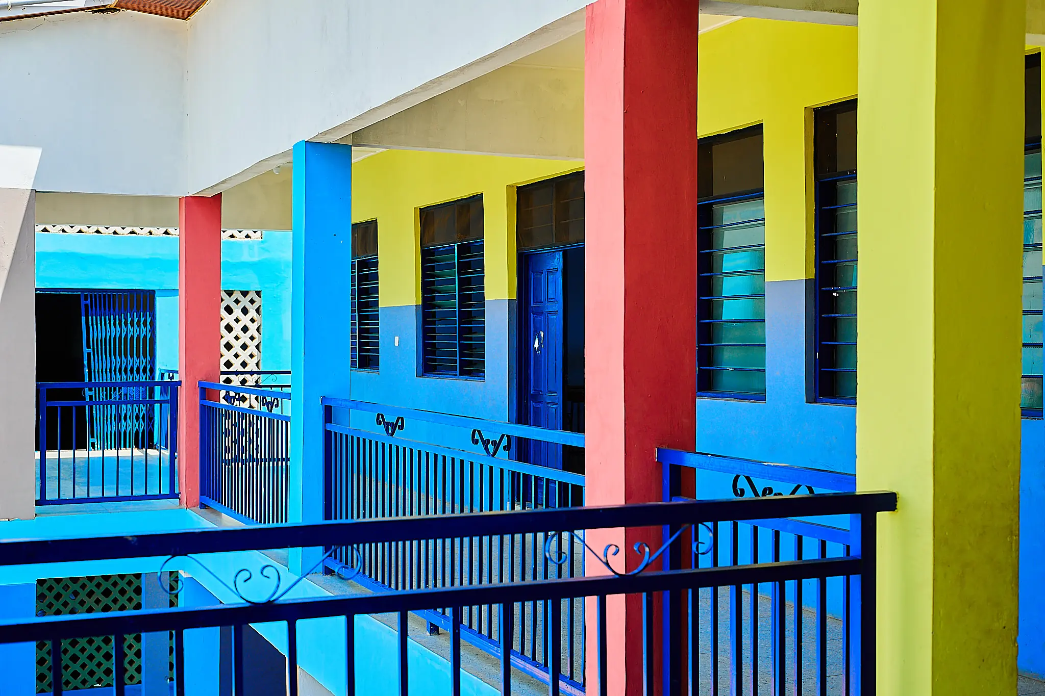 View of the Nissi School JHS block